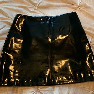 Pleather skirt